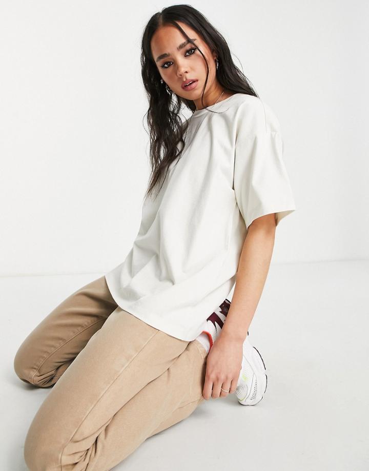 Asos Design Ultimate Oversized T-shirt In Cream-white