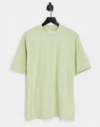 Topman Oversized T-shirt In Light Green