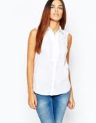 Warehouse Sleeveless Shirt - White