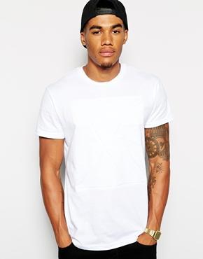 Systvm T-shirt With Embossed X - White