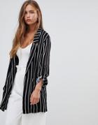 Gilli Stripe Blazer - Black