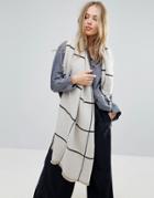 Yumi Two Tone Window Pane Scarf - Multi
