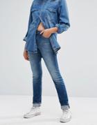 Lee Elly Slim Straight Mid Rise Jeans