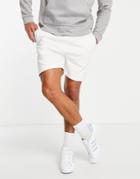 The Couture Club Logo Badged Shorts In White - Part Of A Set