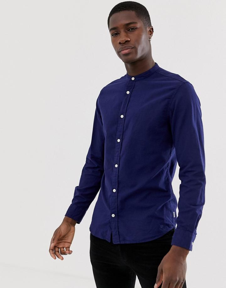 Jack & Jones Slim Fit Shirt In Navy - Navy