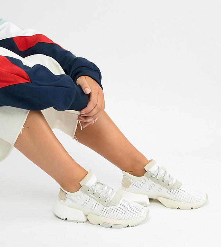 Adidas Originals Pod-s3.1 Sneakers In Triple White - White