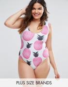Mr Gugu & Miss Go Pineapple Print Swimsuit - Multi