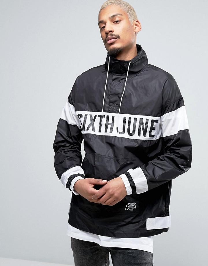 Sixth June Overhead Rain Jacket - Black