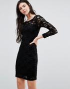 Minimum Mylise Lace Dress - Black