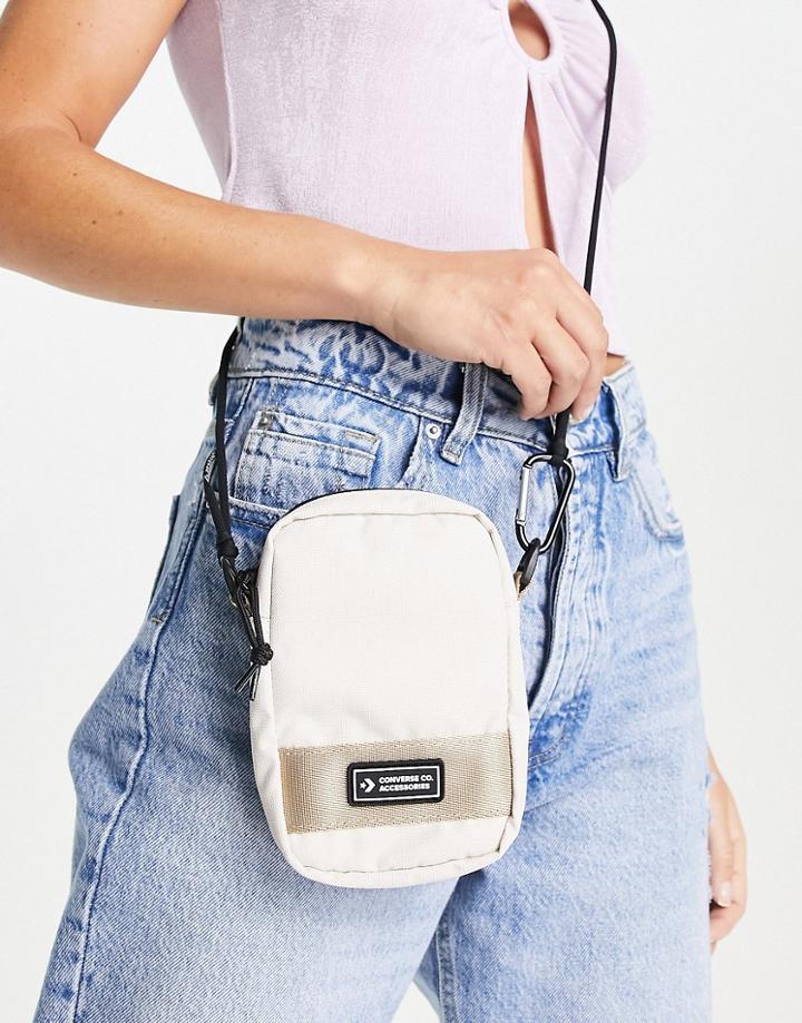 Converse Comms Pouch 2.0 Crossbody Bag In Sand-neutral