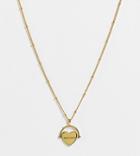 Image Gang Affirmation Spinner Necklace In Gold Plate