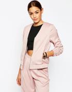 Asos Clean Bomber Co-ord - Pink