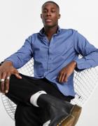 Abercombie & Fitch Slim Shirt In Blue-blues