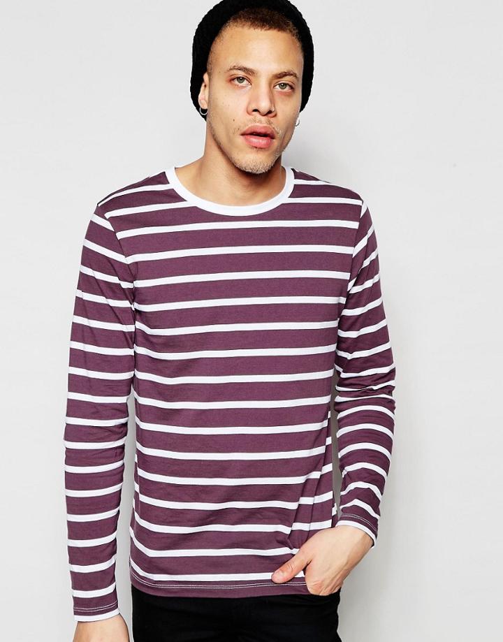Asos Stripe Long Sleeve T-shirt
