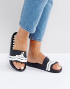 Vivienne Westwood For Melissa Black Beach Slides - Black