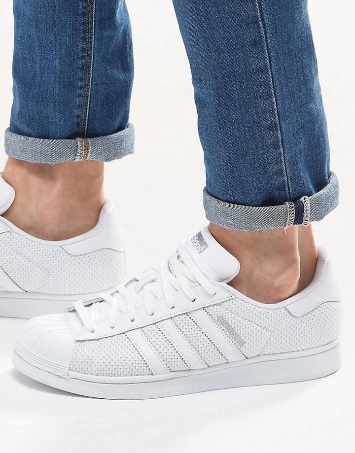 Adidas Originals Superstar Sneakers In White S75962 - White