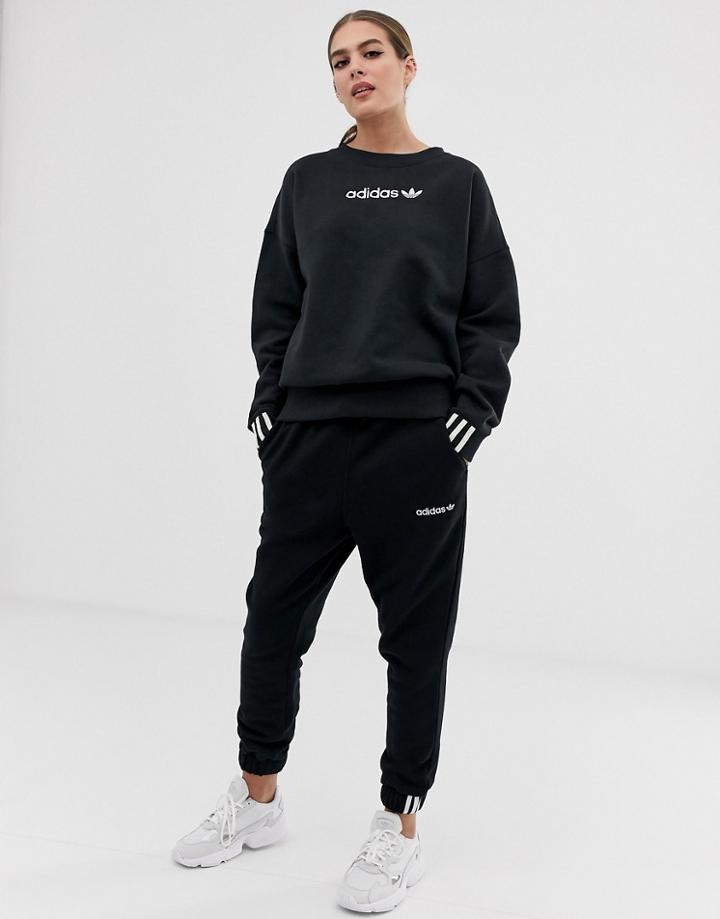 Adidas Originals Coeeze Sweat Pant In Black - Black