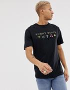 Urban Threads Sunny Beach Oversized T-shirt - Pink