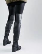 New Look Over The Knee Boots - Black