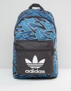 Adidas Originals Shattered Stripe Drawsting Backpack Az3256 - Blue