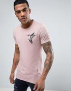 Religion T-shirt With Embroidery - Pink