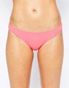 Asos Fuller Bust Brazilian Bikini Bottom - Shabby Pink