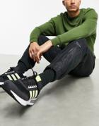 Adidas Originals Ryv Polar Fleece Sweatpants In Black