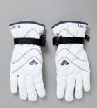 Roxy Jetty Solid Gloves In White - White