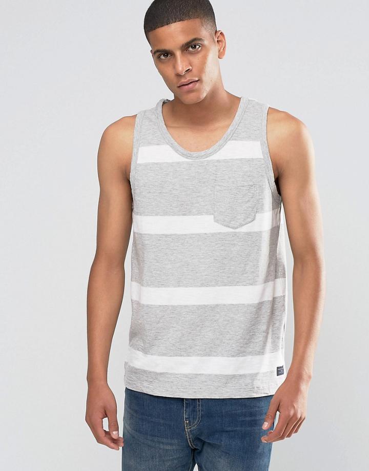 Selected Homme Basic Cotton Tank - Egret