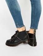 Dr Martens Church Monkey Ankle Boots - Black Vintage Smooth