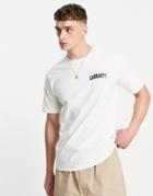 Carhartt Wip University Script T-shirt In White