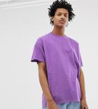 Reclaimed Vintage Oversized Overdye T-shirt-purple