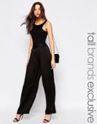 Y.a.s Tall Wide Leg Pant - Black