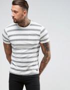 Brave Soul Summer Tribal Print T-shirt - Cream