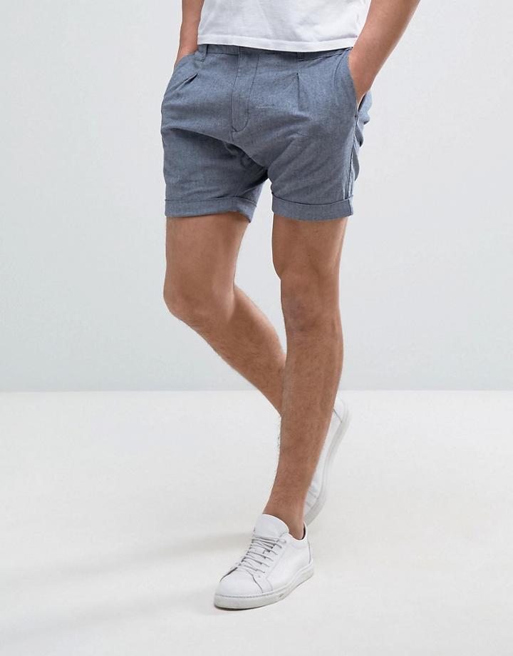 Selected Homme Shorts With Pleated Waist - Beige