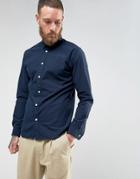 Selected Homme Shirt In Slim Fit Oxford Cotton - Navy