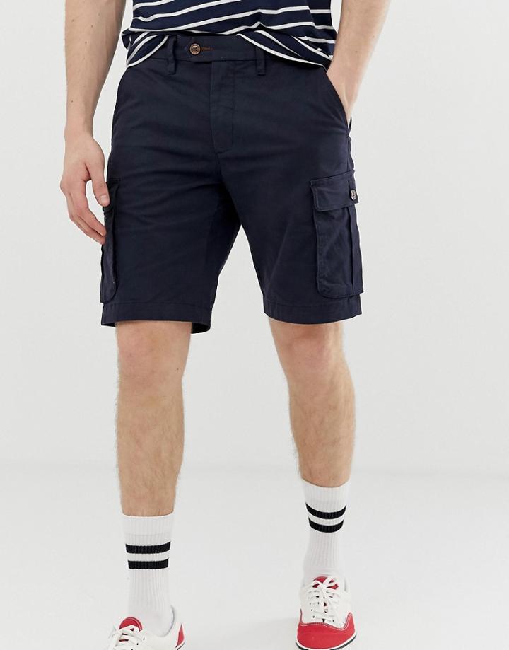 Ted Baker Cargo Short In Navy - Navy