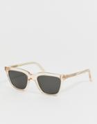 Monokel Eyewear Robotnik Square Sunglasses In Champagne - Brown