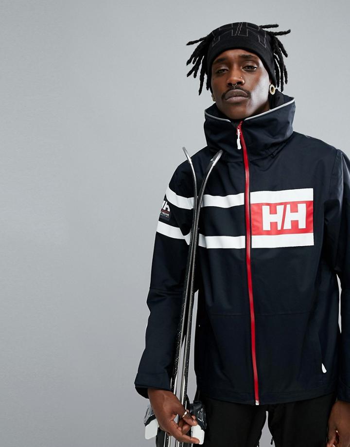 Helly Hansen Salt Power Jacket In Navy - Navy