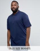 Duke Plus Polo In Navy - Navy