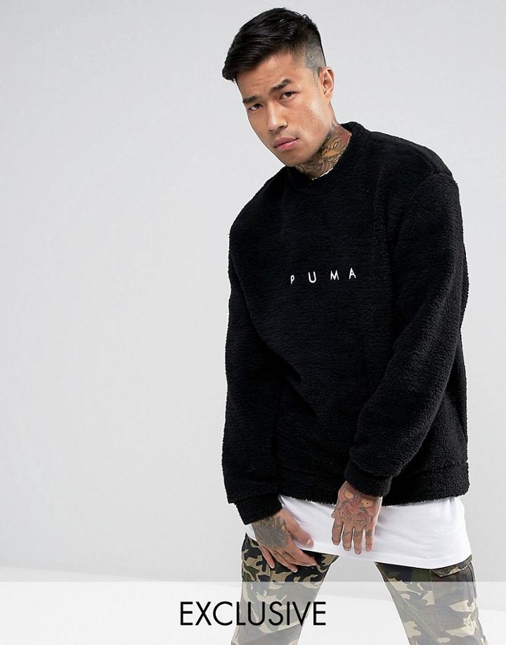 Puma Borg Sweat In Black Exclusive To Asos 57658101 - Black