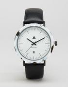 Asos Watch With Black Acetate Case - Black