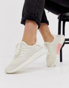Adidas Originals Deerupt Sneakers In Triple White - White