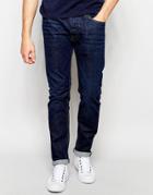 Diesel Jeans Tepphar 8445b Skinny Fit Stretch Dark Wash - Dark Wash