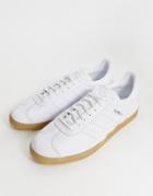 Adidas Originals Gazelle Sneakers Bb5479 White Contrast Sole - White