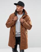 G-star Strett Parka Jacket - Brown