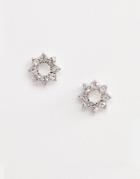 Pieces Circle Rope Studs - Silver