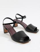 Asos Design Hackney Low Sandals - Black
