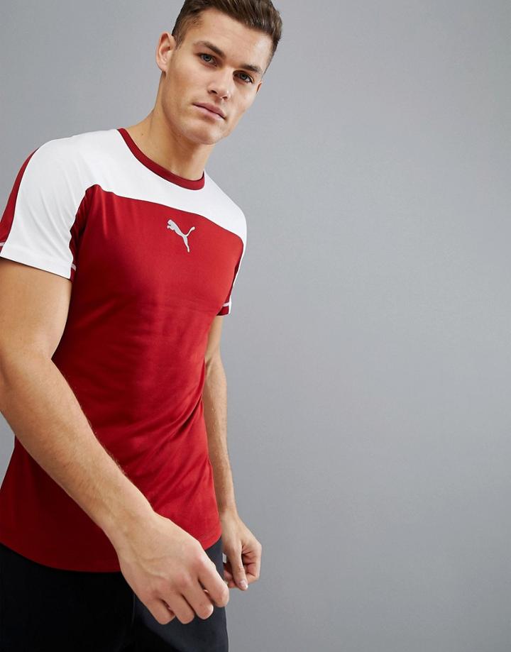 Puma Running Active Tec Advanced T-shirt In Red 59505437 - Red