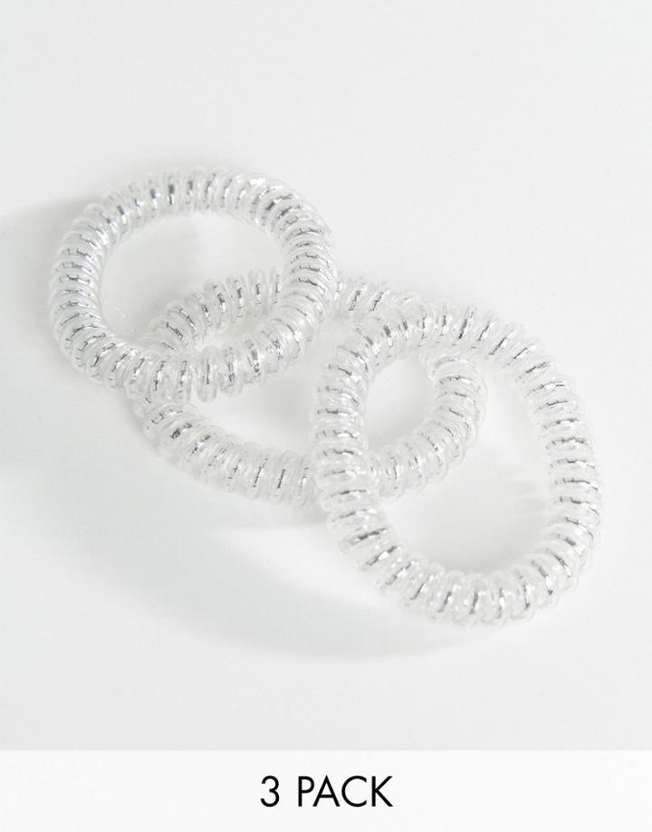 Invisibobble Slim Hair Tie - Silver-no Color